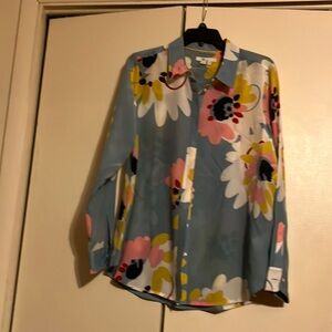 Boden multicolor floral print top.